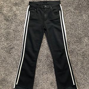 Mother Insider Step Fray Crop Jeans 25